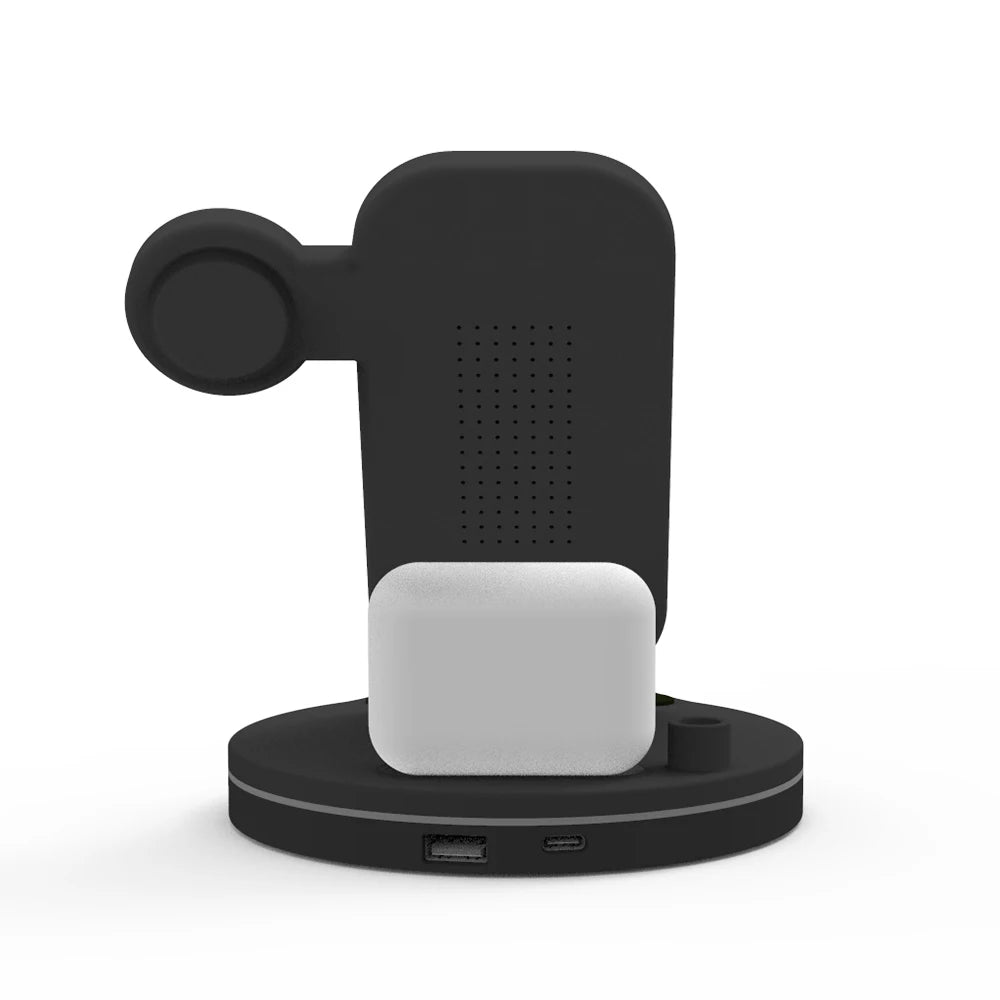 3-1 Wireless Charger Fast Charging Station Stand Compatible for Iwatch for Airpods for Apple Pro/1/2 Pencil for Iphone 13/12/11
